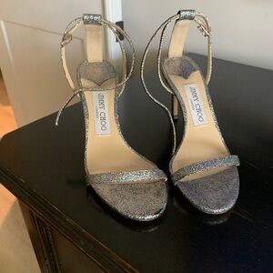 Jimmy Choo Iridescent Glitter Heels